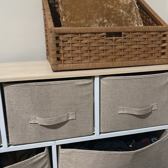 Tan Fabric Storage Organizer - Picture 5 of 6